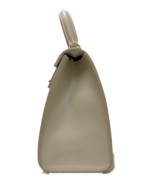 CARBOTTI（カルボッティ）CARBOTTI (カルボッティ) ELENA 243 2WAYレザーショルダーバッグ ベージュの古着・服飾アイテム
