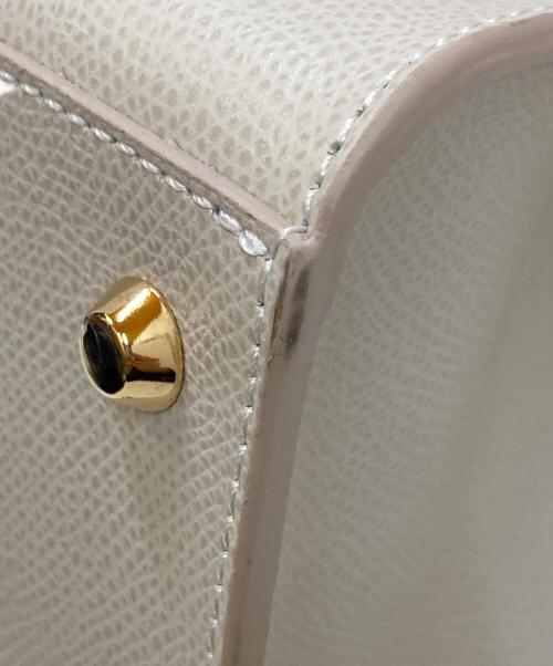 CARBOTTI（カルボッティ）CARBOTTI (カルボッティ) ELENA 243 2WAYレザーショルダーバッグ ベージュの古着・服飾アイテム