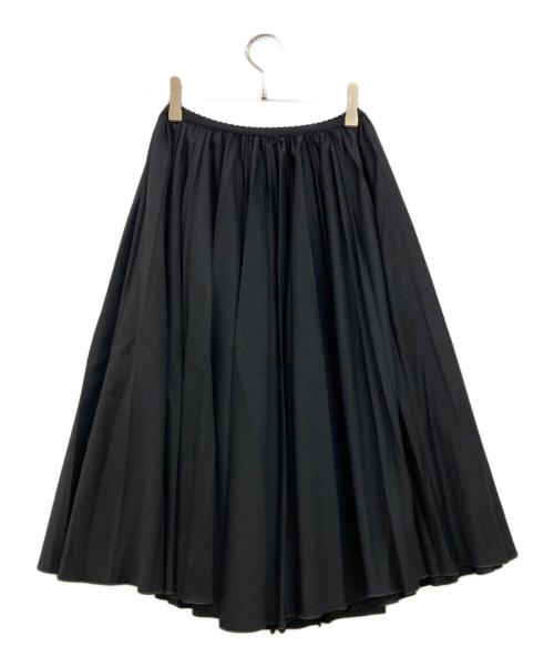 N°21（ヌメロヴェントゥーノ）N°21 (ヌメロヴェントゥーノ) ウールプリーツスカート ブラック サイズ:38の古着・服飾アイテム