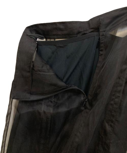 GUCCI（グッチ）GUCCI (グッチ) シルクシアースカート ブラック サイズ:42の古着・服飾アイテム