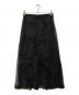 GUCCI（グッチ）の古着「シルクシアースカート」｜ブラック
