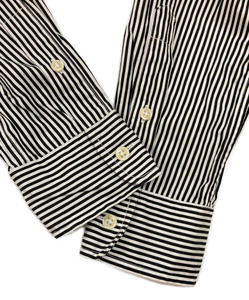 POLO RALPH LAUREN（ポロ・ラルフローレン）POLO RALPH LAUREN (ポロ・ラルフローレン) ストライプシャツ ブラック×ホワイト サイズ:8の古着・服飾アイテム
