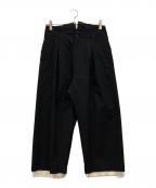 sulvamサルバム）の古着「CLASSIC PANTS」｜ブラック