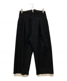 sulvam（サルバム）の古着「CLASSIC PANTS」｜ブラック