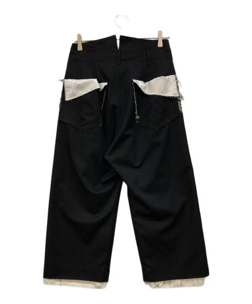 sulvam（サルバム）sulvam (サルバム) CLASSIC PANTS ブラック サイズ:Sの古着・服飾アイテム
