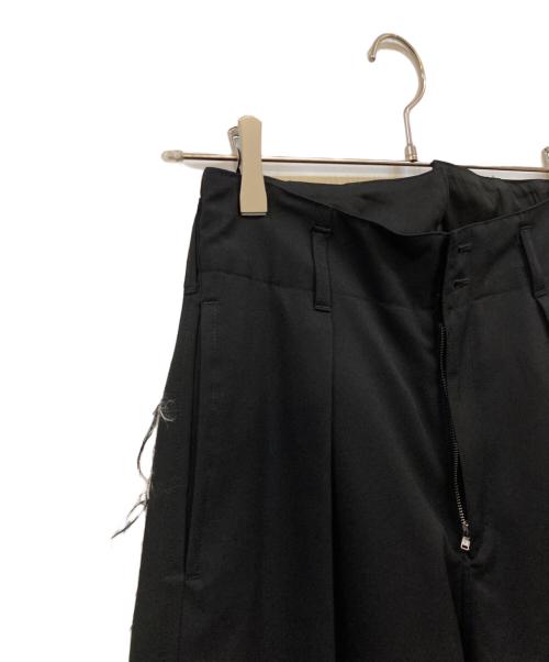 sulvam（サルバム）sulvam (サルバム) CLASSIC PANTS ブラック サイズ:Sの古着・服飾アイテム