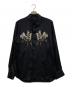 TAAKK（ターク）の古着「EMBROIDERY SHIRTS」｜ブラック