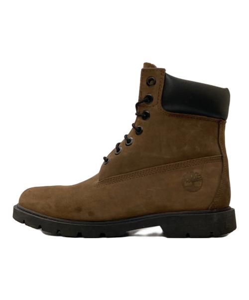 Timberland（ティンバーランド）Timberland (ティンバーランド) ヌバックレザー 6インチベーシックブーツ ブラウン サイズ:26㎝の古着・服飾アイテム