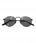 RAY-BANレイバン）の古着「ROUND METAL カラーレンズサングラス」｜ブラック