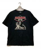 Hysteric Glamourヒステリックグラマー）の古着「BAD GIRLプリントTシャツ」｜ブラック