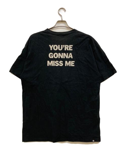 Hysteric Glamour（ヒステリックグラマー）Hysteric Glamour (ヒステリックグラマー) BAD GIRLプリントTシャツ ブラック サイズ:Ｌの古着・服飾アイテム