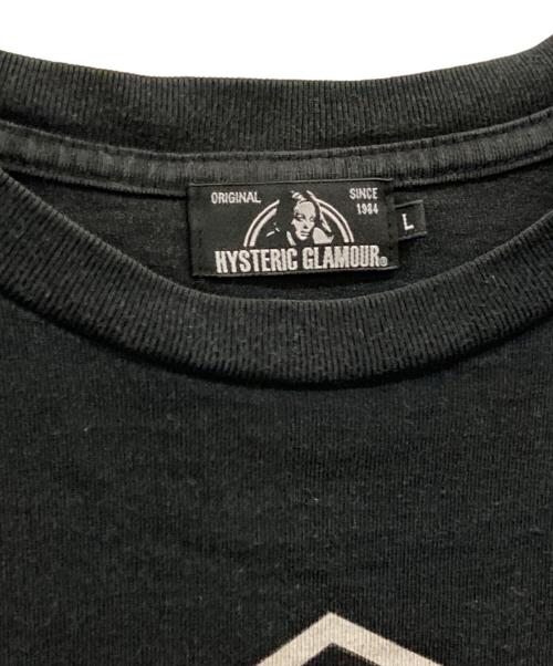 Hysteric Glamour（ヒステリックグラマー）Hysteric Glamour (ヒステリックグラマー) BAD GIRLプリントTシャツ ブラック サイズ:Ｌの古着・服飾アイテム