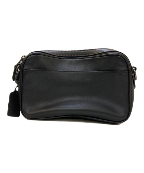 COACH（コーチ）COACH (コーチ) レザーショルダーバッグ ブラックの古着・服飾アイテム