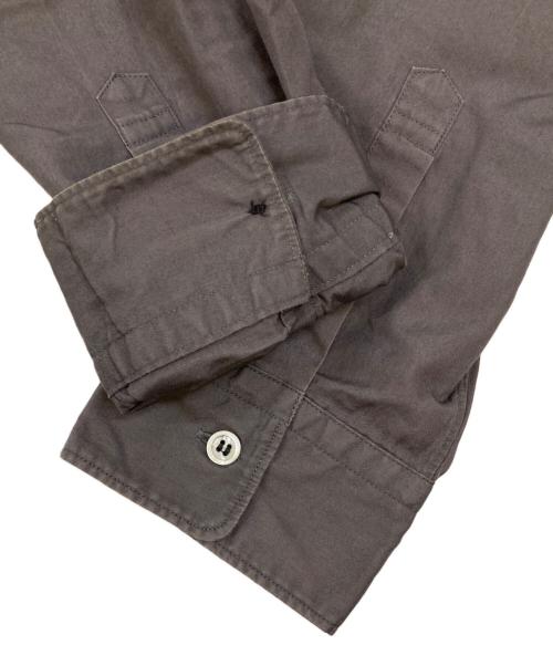 COMME des GARCONS HOMME（コムデギャルソン オム）COMME des GARCONS HOMME (コムデギャルソン オム) コットン×ウール 異素材切替シャツ グレー サイズ:Ｌの古着・服飾アイテム