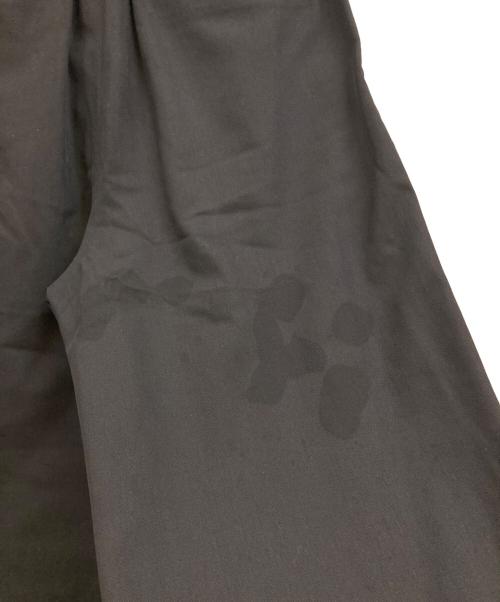 Graphpaper（グラフペーパー）Graphpaper (グラフペーパー) Techno Wool Nylon Wide Tapered Trousers ブラック サイズ:1の古着・服飾アイテム