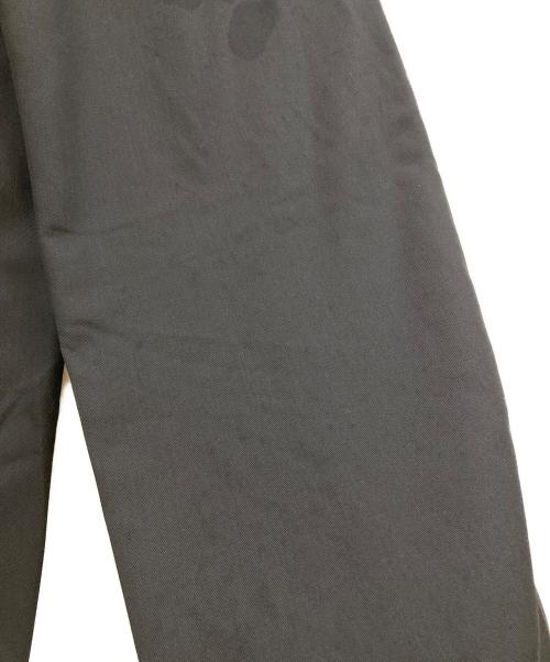 Graphpaper（グラフペーパー）Graphpaper (グラフペーパー) Techno Wool Nylon Wide Tapered Trousers ブラック サイズ:1の古着・服飾アイテム