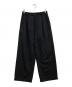 Graphpaper（グラフペーパー）の古着「Techno Wool Nylon Wide Tapered Trousers」｜ブラック
