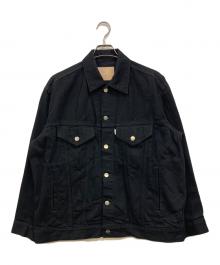 Graphpaper（グラフペーパー）の古着「Selvage Denim Trucker Jacket」｜ブラック