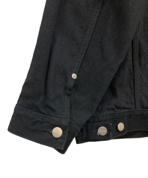 Graphpaper（グラフペーパー）Graphpaper (グラフペーパー) Selvage Denim Trucker Jacket ブラック サイズ:１の古着・服飾アイテム