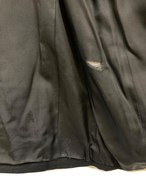 Christian Dior MONSIEUR（クリスチャンディオールムッシュ）Christian Dior MONSIEUR (クリスチャンディオールムッシュ) ロゴ金釦 カシミヤダブルジャケット ブラック サイズ:A4の古着・服飾アイテム