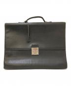 Christian Diorクリスチャン ディオール）の古着「タイガレザー ブリーフケース」｜ブラック