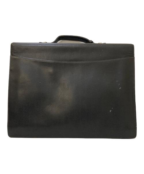Christian Dior（クリスチャン ディオール）Christian Dior (クリスチャン ディオール) タイガレザー ブリーフケース ブラックの古着・服飾アイテム