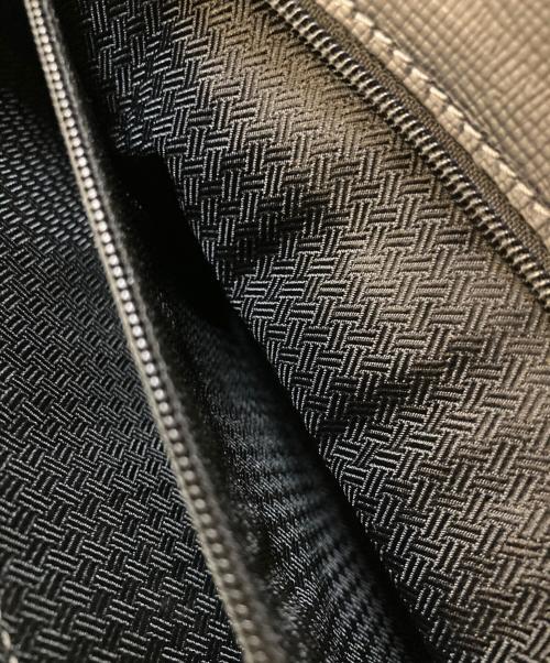 Christian Dior（クリスチャン ディオール）Christian Dior (クリスチャン ディオール) タイガレザー セカンドバッグ ブラックの古着・服飾アイテム