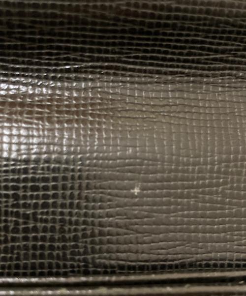 Christian Dior（クリスチャン ディオール）Christian Dior (クリスチャン ディオール) タイガレザー セカンドバッグ ブラックの古着・服飾アイテム