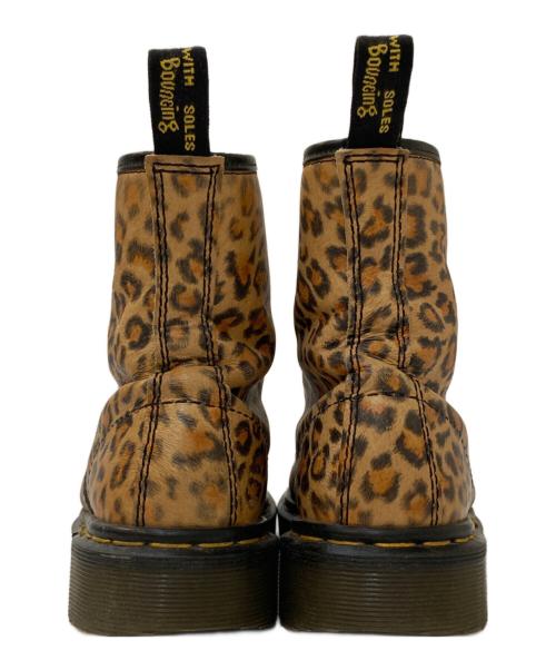 Dr.Martens（ドクターマーチン）Dr.Martens (ドクターマーチン) レオパード柄8ホールブーツ ブラウン サイズ:24㎝の古着・服飾アイテム