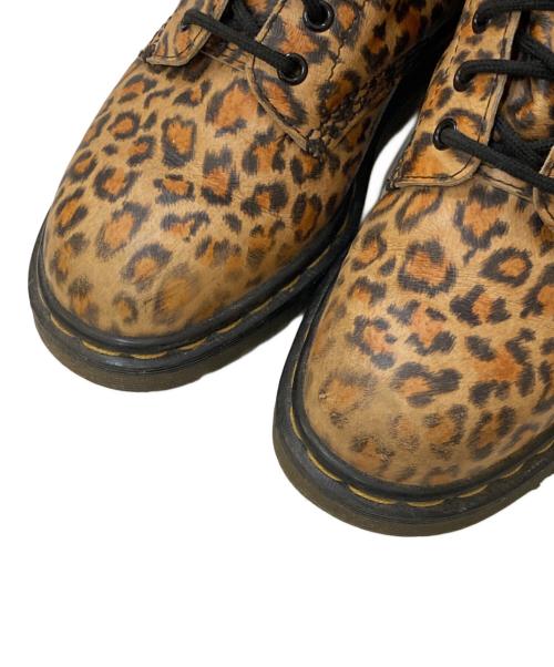 Dr.Martens（ドクターマーチン）Dr.Martens (ドクターマーチン) レオパード柄8ホールブーツ ブラウン サイズ:24㎝の古着・服飾アイテム
