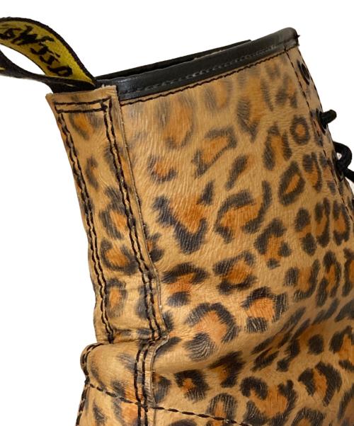 Dr.Martens（ドクターマーチン）Dr.Martens (ドクターマーチン) レオパード柄8ホールブーツ ブラウン サイズ:24㎝の古着・服飾アイテム