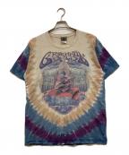 LIQUID BLUEリキッドブルー）の古着「00's Grateful Dead スカルプリントTシャツ」｜ブルー×パープル