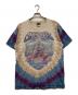 LIQUID BLUE（リキッドブルー）の古着「00's Grateful Dead スカルプリントTシャツ」｜ブルー×パープル