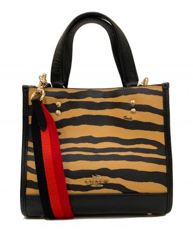 中古・古着通販】COACH (コーチ) 2WAYショルダーバッグ ブラウン