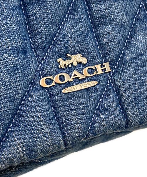 COACH（コーチ）COACH (コーチ) クインバッグ キルティング デニムバッグ インディゴの古着・服飾アイテム