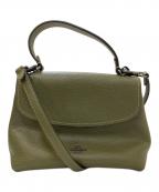 COACHコーチ）の古着「エモリー トップ ハンドル バッグ」｜カーキ