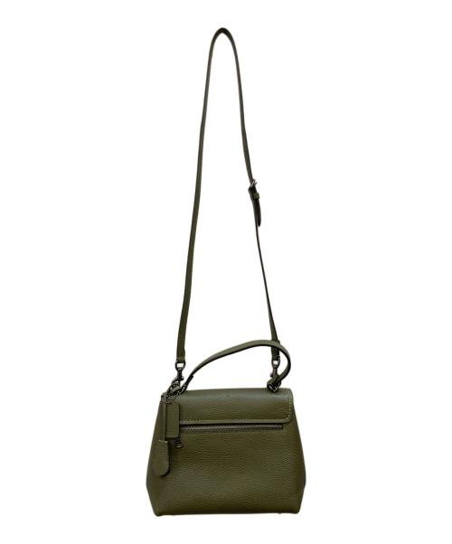 COACH（コーチ）COACH (コーチ) エモリー トップ ハンドル バッグ カーキの古着・服飾アイテム