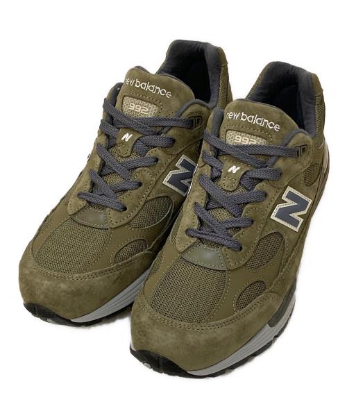 NEW BALANCE（ニューバランス）NEW BALANCE (ニューバランス) 992 ローカットスニーカー カーキ サイズ:27.5㎝の古着・服飾アイテム