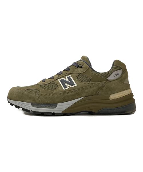 NEW BALANCE（ニューバランス）NEW BALANCE (ニューバランス) 992 ローカットスニーカー カーキ サイズ:27.5㎝の古着・服飾アイテム