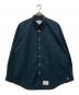 WTAPS（ダブルタップス）の古着「Bd 03 / LS / Cotton. Broadcloth. Textile OF ”GREEN”」｜グリーン×ネイビー