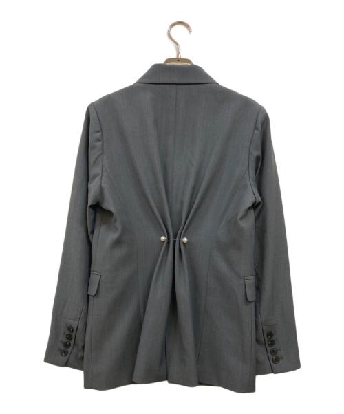 COCODEAL（ココディール）COCODEAL (ココディール) パールディテールテーラードジャケット グレー サイズ:1の古着・服飾アイテム