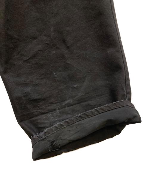 EMOSTANCECLUB（エモスタンスクラブ）EMOSTANCECLUB (エモスタンスクラブ) destroyed baggy wide jeans ブラック サイズ:1の古着・服飾アイテム