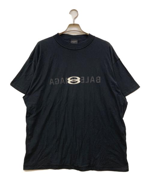 BALENCIAGA（バレンシアガ）BALENCIAGA (バレンシアガ) インサイドロゴスポーツTシャツ ブラック サイズ:1の古着・服飾アイテム