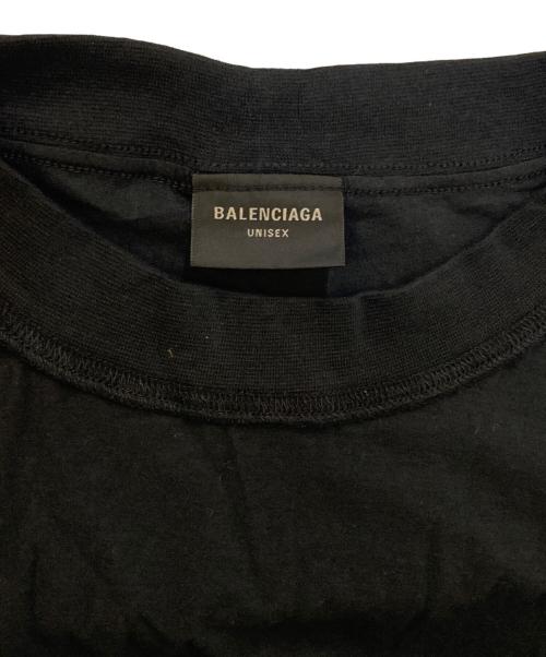 BALENCIAGA（バレンシアガ）BALENCIAGA (バレンシアガ) インサイドロゴスポーツTシャツ ブラック サイズ:1の古着・服飾アイテム