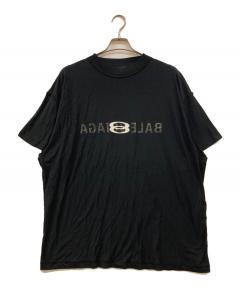 中古・古着通販】BALENCIAGA (バレンシアガ) 再構築Tシャツ ブラック