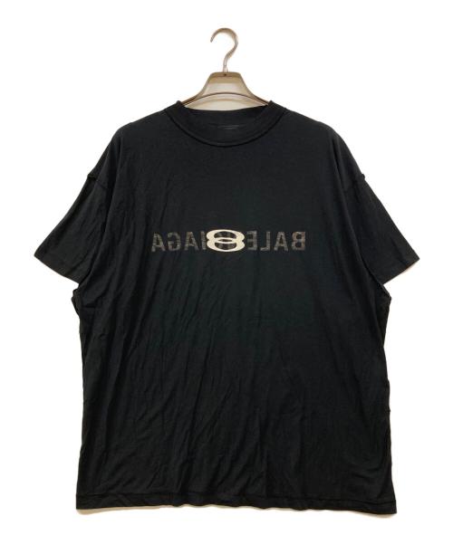 BALENCIAGA（バレンシアガ）BALENCIAGA (バレンシアガ) インサイドロゴスポーツTシャツ ブラック サイズ:1の古着・服飾アイテム