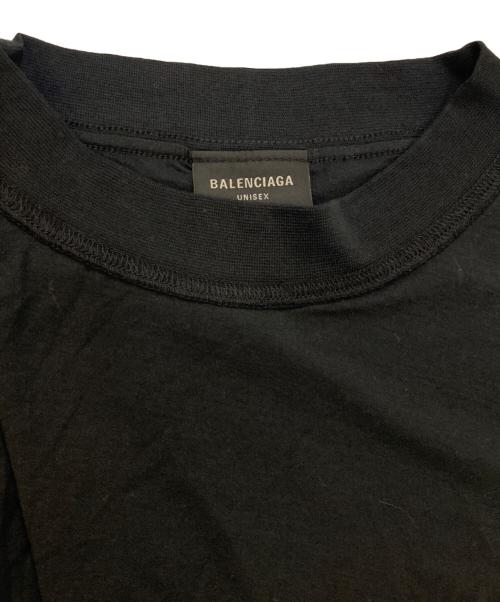 BALENCIAGA（バレンシアガ）BALENCIAGA (バレンシアガ) インサイドロゴスポーツTシャツ ブラック サイズ:1の古着・服飾アイテム