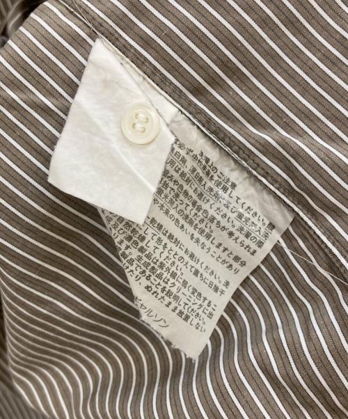 COMME des GARCONS HOMME（コムデギャルソン オム）COMME des GARCONS HOMME (コムデギャルソン オム) ストライプシャツ ブラウン サイズ:下記参照の古着・服飾アイテム