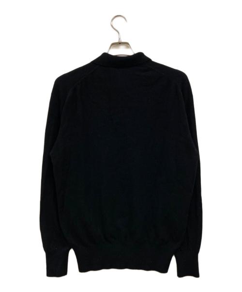 COMME des GARCONS HOMME（コムデギャルソン オム）COMME des GARCONS HOMME (コムデギャルソン オム) ウールブレンド ニットポロシャツ ブラック サイズ:下記参照の古着・服飾アイテム