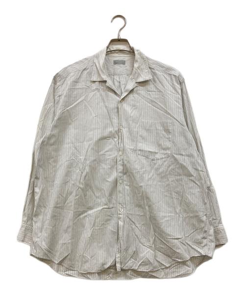 COMME des GARCONS HOMME（コムデギャルソン オム）COMME des GARCONS HOMME (コムデギャルソン オム) オープンカラー ストライプシャツ ホワイト サイズ:下記参照の古着・服飾アイテム